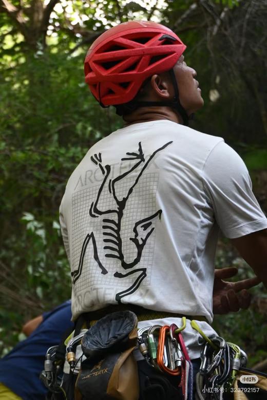 鸟 棋盘格 胸前刺绣 圆领短袖T恤 Z-15087 商品图2