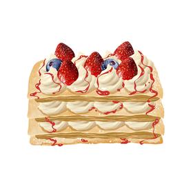 意式莓果拿破仑