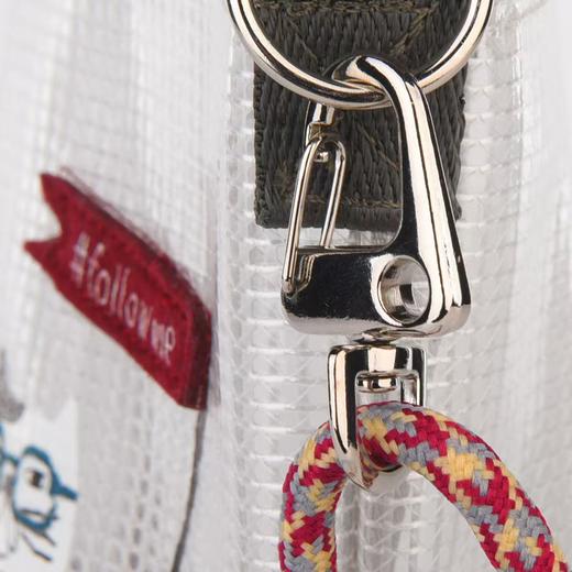 PVC网格刺绣猫咪斜挎包 商品图2