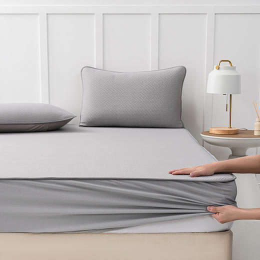 多喜爱  凉豆豆笠围三件套-汀兰（抹茶绿/星空灰/暮山紫）【凉感科技】【按摩颗粒】【可机洗】速冷凉感科技材料 凉而不冰A类抗菌 黑科技冷感材质 3D立体凉豆豆 三明治透气网 SC 商品图6