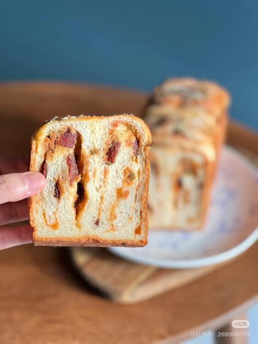 芝士猪肉脯肉松吐司 商品图0