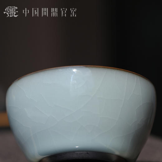 问鼎官窑北官月白观月杯（缺货） 商品图2