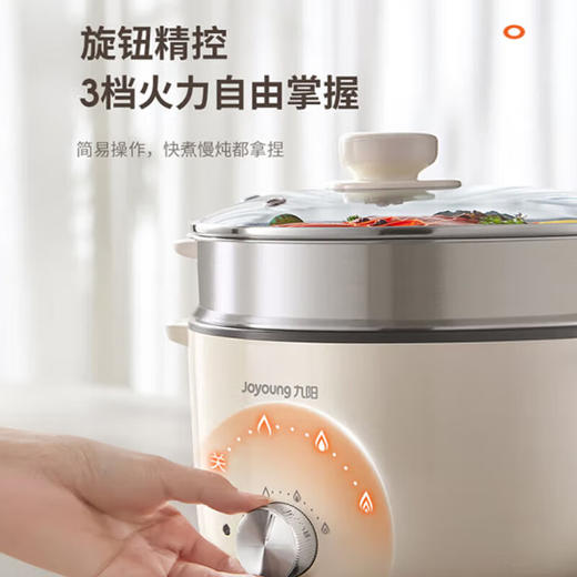 九阳（Joyoung）电煮锅 2.5L一体泡面电火锅多功能锅HG25-G201【YGYL1.0】 商品图4