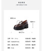 westory2024秋季新款时尚优雅单鞋方扣水钻气质百搭平底乐福鞋女W24CM74731 商品缩略图7