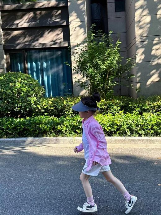 2025春夏季男女中大童亲子经典棉麻吸汗透气小马刺绣休闲衬衫！ 商品图1