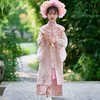 千韵岗 花未眠明制汉服套装 新中式女童薄纱长袍马面裙 商品缩略图4