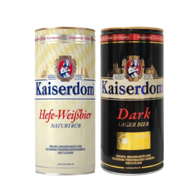 Kaiserdonm黑啤酒/小麦啤1L 口感柔和爽口 011553/011455