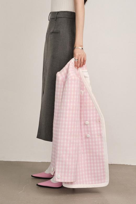 Stay2Weeks 粉色格纹气质小香风外套 17791 商品图5