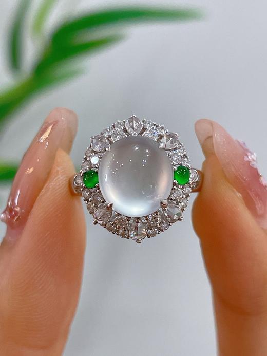 蛋面翡翠戒指 商品图1