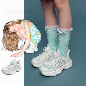 笛莎Deesha 女童童鞋2025夏新款时尚低帮运动鞋