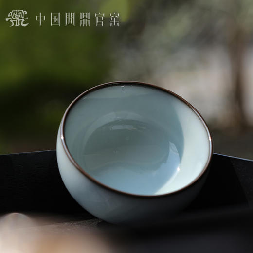 问鼎官窑北官月白听泉杯（缺货） 商品图1
