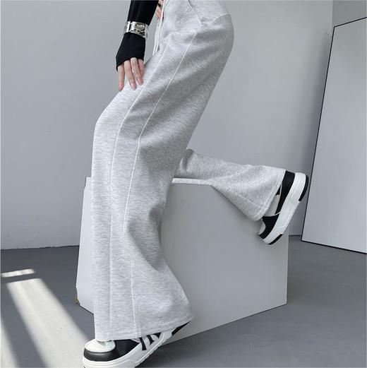 严选 | LULU同款神裤 卫裤阔腿裤 黑色/白色 S-XL（90-140）柔软舒适 百搭显瘦 商品图3