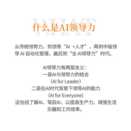 AI领导力：数字时代领导者的关键能力与核心竞争力 商品图5