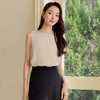 玳莎时尚重磅真丝背心女高级基础圆领百搭款无袖内搭上衣2025新品  FA31001 商品缩略图3