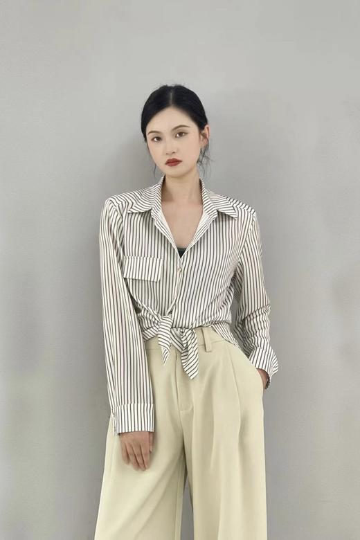 Kai & Kiera 通勤简约条纹衬衣 17814 商品图0