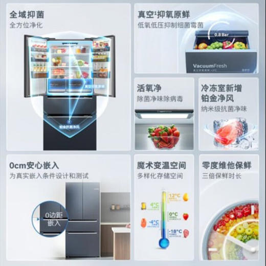 博世（BOSCH）双循环家用多门电冰箱_K9F82AA50C 商品图3