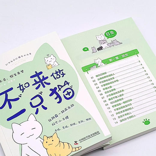 不如来做一只猫：跟猫咪学习62个消除负面情绪的小技巧（日本人气漫画家耶六新作！附赠精美猫猫书签！） 商品图8