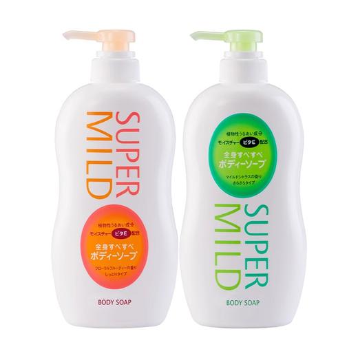 KJ  日本进口资生堂惠润沐浴露650ml滋润保湿补水（淡雅柑橘香 绿色装） 商品图3