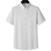 【超大码】【100%棉】大依优型大码短袖衬衫夏季新款商务休闲男加大码白色肥佬宽松棉半袖衬衣胖子300斤 商品缩略图5