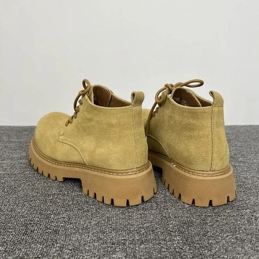 中帮大头德比鞋 反绒皮米奇德比 实打实增高5cm 商品图4