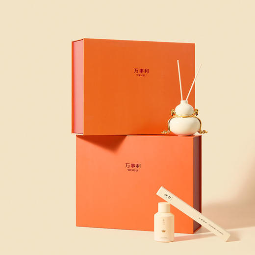 万事利“万事金喜”礼盒（小方巾） 商品图0