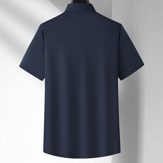 【超大码】【100%棉】大依优型大码短袖衬衫夏季新款商务休闲男加大码白色肥佬宽松棉半袖衬衣胖子300斤 商品图1