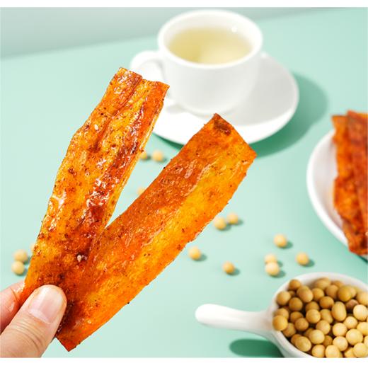 下单送手套【追剧必吃 童年回忆 纯手工0添加豆皮】名间肴·麻辣手工豆皮·6袋 商品图2