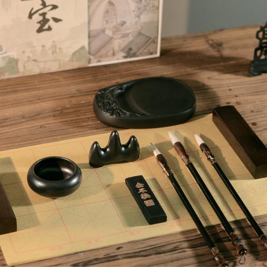 【礼盒装】文房四宝毛笔练字礼盒 一套备齐书法练习工具 学生练字文具 商品图2
