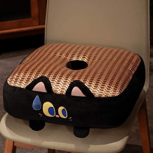 【一款四季通用的坐垫】榻榻米坐垫夏季地上懒人地板坐墩夏天久坐凉席坐垫家用蒲团坐垫厚。ry 商品图4