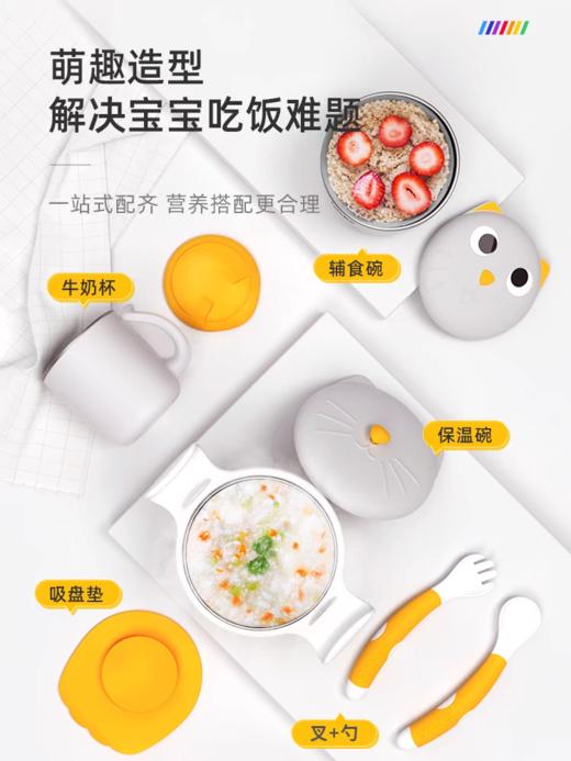 BeBeBus美食家 宝宝辅食碗注水保温餐具套装（适用4月龄+）恒温辅食工具 商品图2