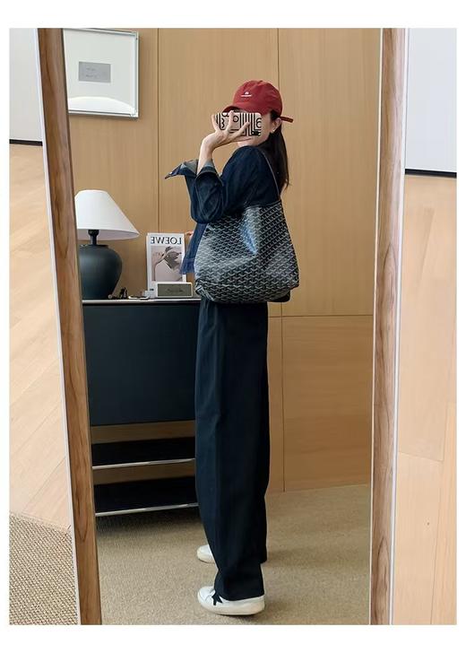 定制定染工厂直销腰带款直筒棉工装直筒裤 商品图10