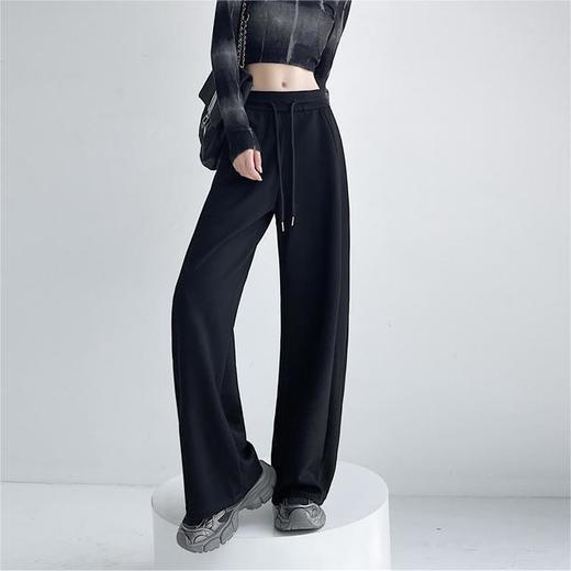 严选 | LULU同款神裤 卫裤阔腿裤 黑色/白色 S-XL（90-140）柔软舒适 百搭显瘦 商品图1