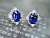 1.1ct刻面蓝宝石耳钉 商品缩略图3