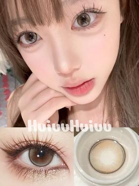 <月抛中直径>-Yeelens月抛-小狗汉堡棕-14.2mm【月抛 0-800度 不含525/575】