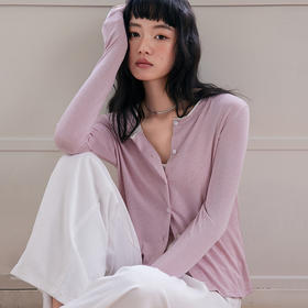 【天丝羊毛系列】断码捡漏！天丝羊毛纽扣打底衫 莱赛尔醋酸百搭开衫修身长袖针织衫