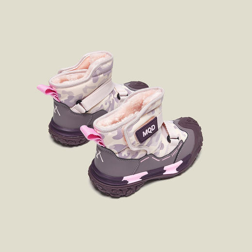 【ZY马骑顿】儿童雪地靴新款冬季加绒抗寒儿童大棉鞋男童雪地靴 商品图3