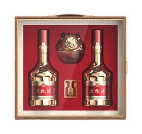 五粮液·金装系列·龙年限量版礼盒套装(内含金装五粮液52度 500mL×2瓶+100mLx1瓶)*1套