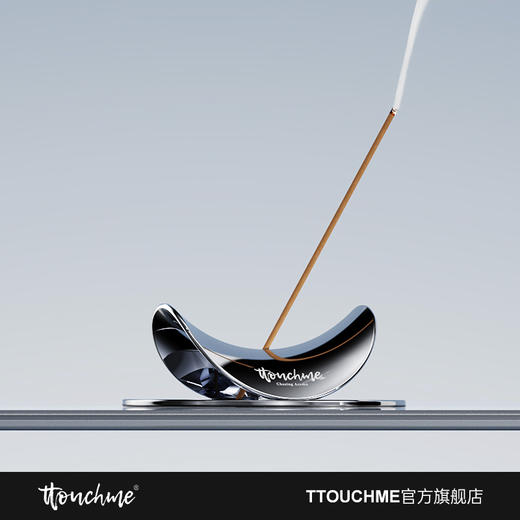 【TT会员】TTOUCHME线香一轮弯月香薰摆件 线香沉香檀香办公书房 卧室 家用室内香薰 商品图0