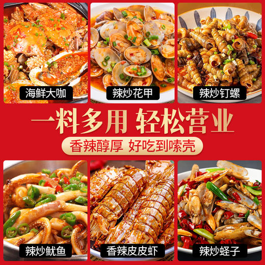 【餐饮专用】辣炒小海鲜调味料 商品图5