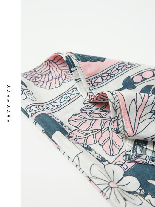 巴塞罗那的夏天丝棉印花小方巾 商品图3