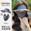 【Mr.evil 夏季防晒帽&口罩套装】可拆卸 可魔术贴胶粘 帽檐加大加宽设计 轻薄不压发型 3D立体防晒设计 商品缩略图0