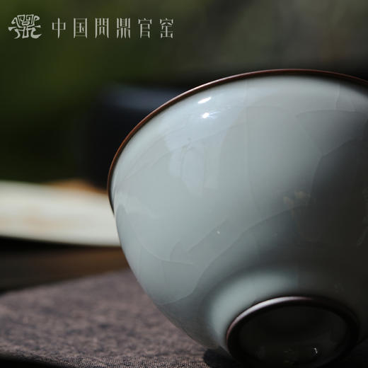 问鼎官窑北官月白折口杯（缺货） 商品图2