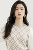 ANSUABEL 提花针织衬衫拼接上衣 17803 商品缩略图2