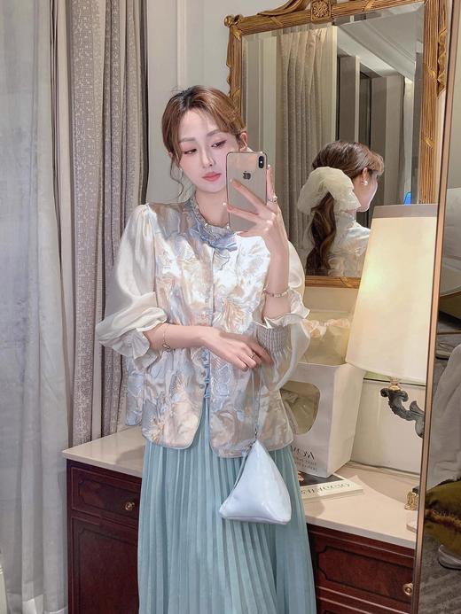 张心子【春日繁花】春夏重工绣花新中式国风背心马甲 U2502055 商品图2