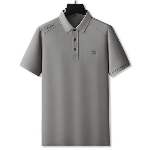 【DPF】大依优型大码短袖T恤男士棉质体恤夏季薄款翻领上衣服宽松休闲半袖胖子 商品图0