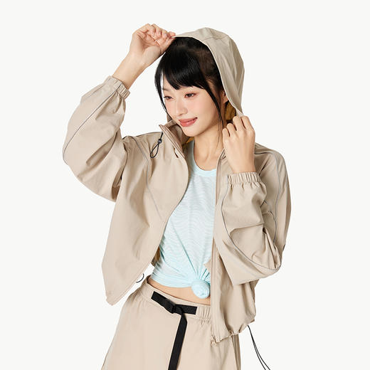Leorrey/乐拉透气防晒衣女轻薄户外凉感防紫外线皮肤衣短外套WT0188 商品图4