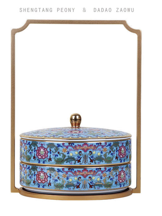 盛唐牡丹X大道造物| 中国盒子· 四喜-蓝色[特价品] 商品图6