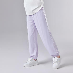 笛莎Deesha 童装女童裤子2025夏新款女童基础嵌条款防晒裤