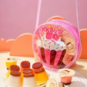 蛋糕书包型布甸果冻300g