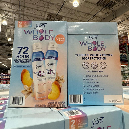 新品来袭❤️美国🇺🇸直邮特价298元🉐包税包邮到手了🔥Secret Whole Body全身止汗香体喷雾 商品图6